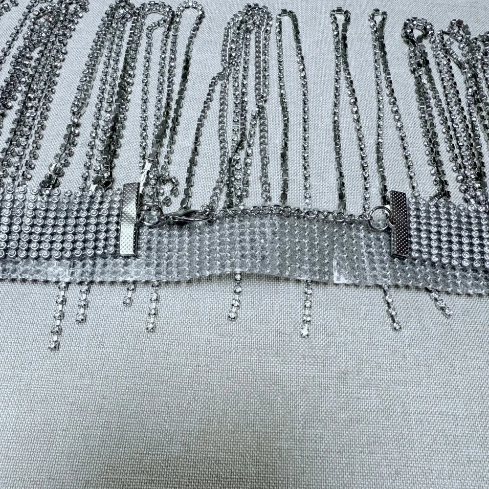 Rhinestone Body Chain Belt Skirt Showgirl Accessory